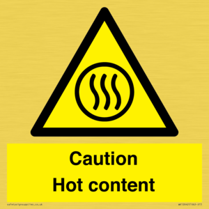 Caution Hot content